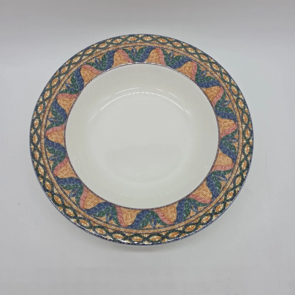 Lot Of 3 Mikasa Sao Paulo Soup Bowls Fine China Ultima+ Super Strong 9.5